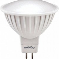 Лампа диодная MR16 GU5.3  5Вт 4000К 400Лм SmartBuy (100)*