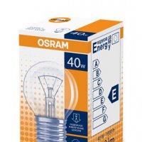 Лампа накаливания шар прозрачная 40Вт Е27 Osram (100)