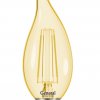 Лампа филамент свеча на ветру  7Вт Е14 2700К 430Лм General золотой (10/100)