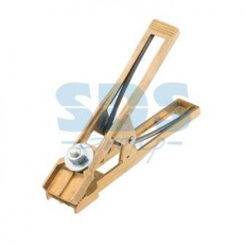 Зажим "крокодил" 315А 170 мм для сварки (латунь) САТУРН Профи РОССИЯ