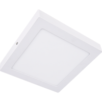 Светильник точечный накладной квадратный 18Вт 4200К Ecola 210x210x32мм (40)