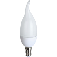 Лампа диодная свеча на ветру  8Вт Е14 2700К Ecola (10/100)