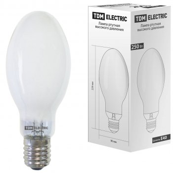 Лампа ДРЛ 250Вт Е40 TDM (20)