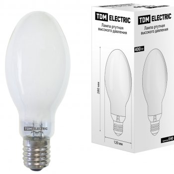 Лампа ДРЛ 400Вт Е40 TDM (10)