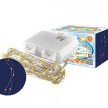 Гирлянда TDM Роса100 100LED 3000К 10м 3хR6 IP65 (96)