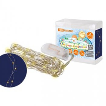 Гирлянда TDM Роса50 50LED 3000К 5м 2хCR2032 (24)