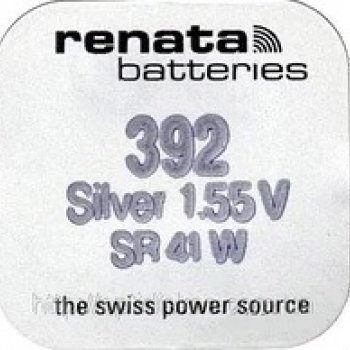 Батарейка часовая 392 SR41W (G3) Renata 1xBL (10)