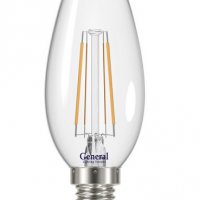 Лампа филамент свеча 10Вт Е14 2700К 770Лм General (10/100)