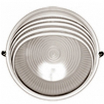 Светильник Е27 герметичный 1307 60Вт D192x100мм IP54 ресничка IEK белый (12)