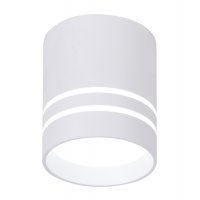 Накладной светодиодный точечный светильник TN240 WH/S белый/песок LED 4200K 12W D80*100