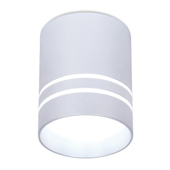 Накладной светодиодный точечный светильник TN241 SL/S серебро/песок LED 4200K 12W D80*100