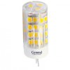 Лампа диодная G4 220В 5Вт 4500К 360Лм General пластик (5/100)