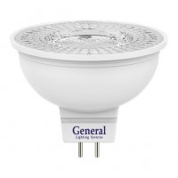 Лампа диодная MR16 GU5.3  7Вт 6500К 480Лм General диффузор (10/100)