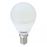 Лампа диодная шар G45 10Вт Е14 4500К 840Лм General (10/100)