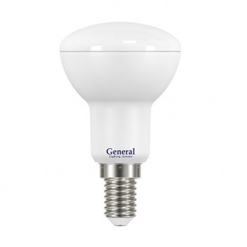 Лампа диодная R50  7Вт Е14 2700К 420Лм General (10/100)
