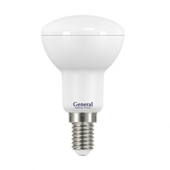 Лампа диодная R50  7Вт Е14 6500К 460Лм General (10/100)