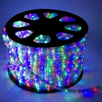 Дюралайт Космос 1,6Вт D13мм мультиколор IP65 (100)