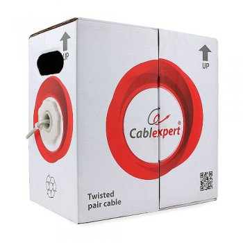 Кабель UTP-5e 4x2x0.40 омедненный Cablexpert (100/600)