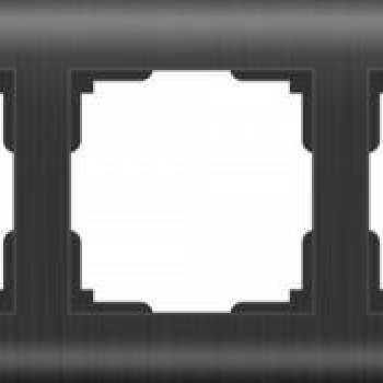 Рамка Werkel Stream графит 3-ая (10)