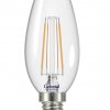 Лампа филамент свеча  8Вт Е14 6500К 660Лм General (10/100)