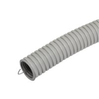 Труба гофрированная ПВХ 16мм серый U-Plast (10)