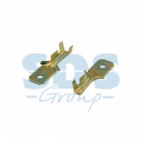 Разъём плоский папа Рпп 1.5-(6.3) 6.3мм 0.5-1.5мм² Rexant (100)