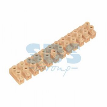 Колодкa клеммная 10А 4-10 мм2 белая KВ-10 Rexant (10)