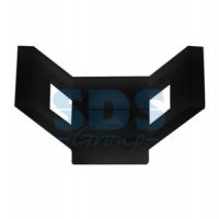 Площадка под хомут 29x15 черный 100шт Rexant ПС-2