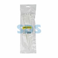 Хомут 3.6x250 белый 100шт Proconnect (10)