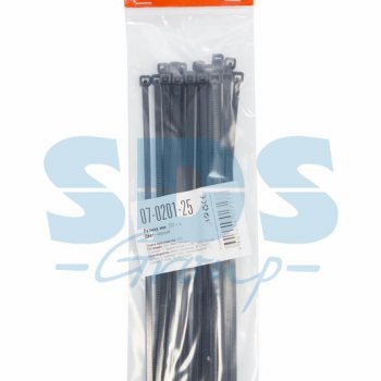 Хомут 3.6x200 черный 25шт Rexant (1/10/500)