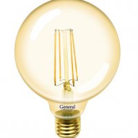 Лампа филамент шар G95 10Вт Е27 2700К 1025Лм General