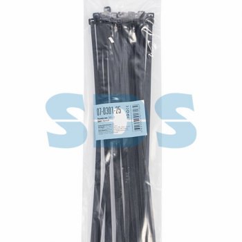 Хомут 4.8x300 черный 25шт Rexant (10)