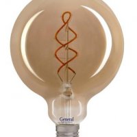 Лампа филамент шар G125  6Вт Е27 1800К 300Лм General DSS