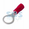 Наконечник кольцо изолированный  8.4мм 0.5-1.5мм² (НКи 1.5-8/НКи 1.25-8) красный Rexant (100)