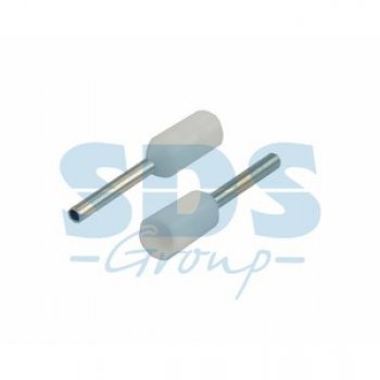 Наконечник штыревой втулочный изолированный 0.5мм²-8 Rexant НШВи белый (100)