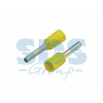 Наконечник штыревой втулочный изолированный 1.0мм²-8 Rexant НШВи желтый (100)