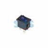 Выключатель Rexant вкл-выкл  6А мини подсветка синий (10)