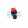 Кнопка Rexant вкл-выкл 1А микро красный (10)