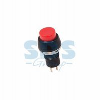 Кнопка Rexant вкл-выкл 1А микро красный (10)