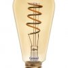 Лампа филамент ST64  7Вт Е27 2700К 540Лм General золотой спираль (5)
