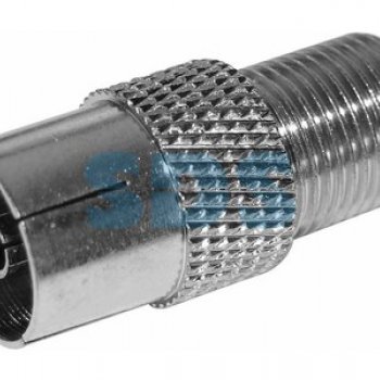 Переходник Rexant гн F - гн TV (медь) (100)