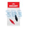 Зажим "крокодил"   5А 46мм черный Rexant (100)