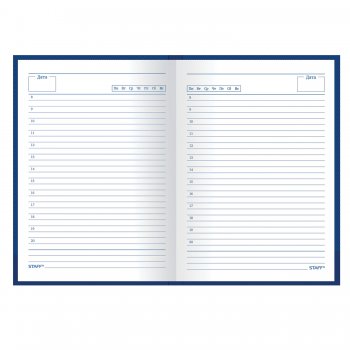 Ежедневник А5 STAFF  недатированный 145*215мм 128л твердая ламинированная обложка (1)