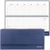 Планинг настольный недатированный Brauberg "Select" 305*140мм 60 листов под зернистую кожу темно-синий (1/50)
