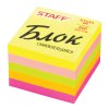 Блок самоклеящийся (стикер) Staff 51*51мм 400 л.НЕОН 5 цветов (1)