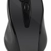 Мышь бесшумная A4TECH N-500FS 4кн 1200dpi двойной клик чёрный (1/60)