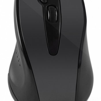 Мышь бесшумная A4TECH N-500FS 4кн 1200dpi двойной клик чёрный (1/60)