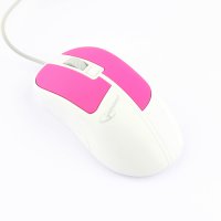 Мышь Gembird 410 3кн 800/1200/1600dpi soft touch белый/фиолетовый (1/100)