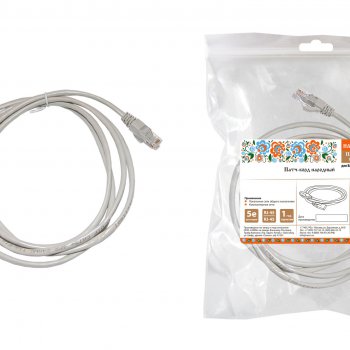 Патч-корд UTP - 5е RJ-45  3 м (4х2х0,52) TDM (5)