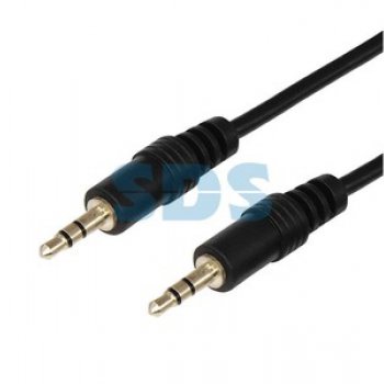 Кабель 3.5мм - 3.5мм  0.5 м Rexant черный (10/500)